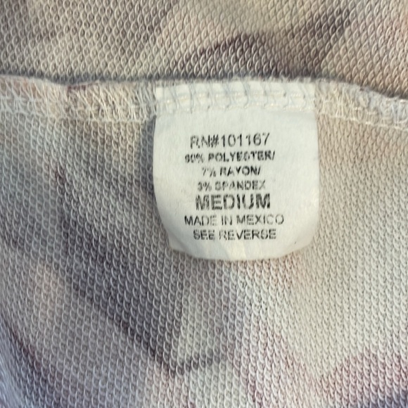 Kim & Cami Pink Print Top Size Medium Fern Print - Picture 8 of 9